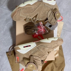 Travis Scott x Air Jordan 6 Retro 'British Khaki' na internet