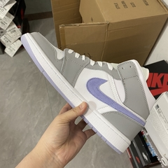 Air Jordan 1 Mid Wolf Grey - Él.sneakers