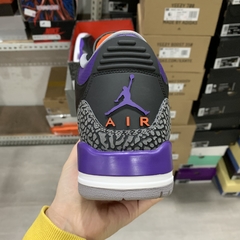 Imagem do Air Jordan 3 Retro Black Court Purple