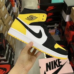 Air Jordan 1 Mid Yellow Toe Black - comprar online