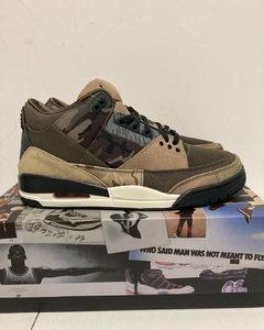 Air Jordan 3 Retro Patchwork Camo na internet