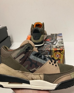 Air Jordan 3 Retro Patchwork Camo na internet