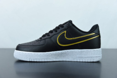 Nike Air Force 1 Low '07 Black Metalic Gold - loja online