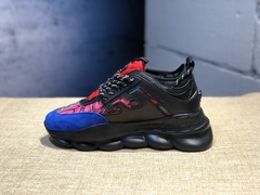 Versace Chain Reaction Black Multi-Color Rubber Suede na internet