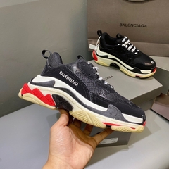 Balenciaga Triple S Black White Red