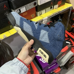 Air Jordan 6 Retrô "Washed Denim" na internet