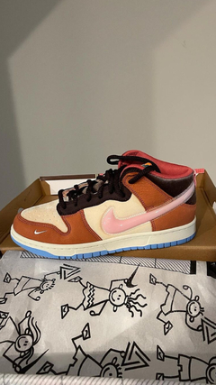 Nike Dunk Mid Social Status Free Lunch Chocolate Milk na internet