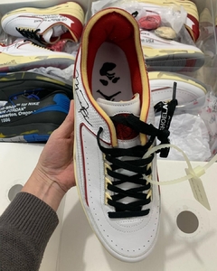 Off-White x Air Jordan 2 Low White and Varsity Red - Él.sneakers