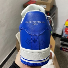 Louis Vuitton x Nike Air Force 1 Low By Virgil A White Royal - Él.sneakers