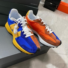 TÊNIS NEW BALANCE 327 ' MARINE BLUE ORANGE '