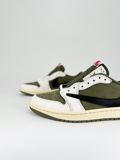 Air Jordan 1 Low Travis Scott Medium Olive - Él.sneakers