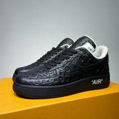 Louis Vuitton x Nike Air Force 1 Low By Virgil Black - Él.sneakers