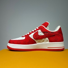 Louis Vuitton x Nike Air Force 1 Low By Virgil A White Red - loja online