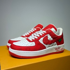 Louis Vuitton x Nike Air Force 1 Low By Virgil A White Red - Él.sneakers