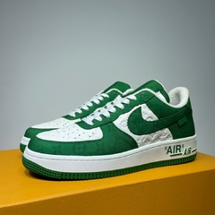 Louis Vuitton x Nike Air Force 1 Low By Virgil A White Green na internet