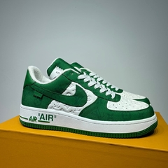 Louis Vuitton x Nike Air Force 1 Low By Virgil A White Green - comprar online