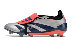 adidas Predator Elite Fold-Over Tongue FG Platinum Metallic Aurora Black Carbon