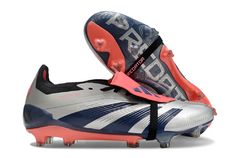 adidas Predator Elite Fold-Over Tongue FG Platinum Metallic Aurora Black Carbon - loja online