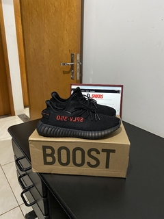 Yeezy Boost 350 ”Black Red” - Él.sneakers