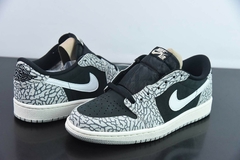 Air Jordan 1 Retro Low Black Cement na internet