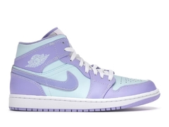 Air Jordan 1 Mid Purple Aqua