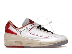 Off-White x Air Jordan 2 Low White and Varsity Red