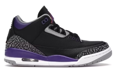 Air Jordan 3 Retro Black Court Purple