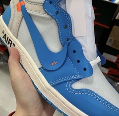 Off-White x Air Jordan 1 High “UNC” - loja online