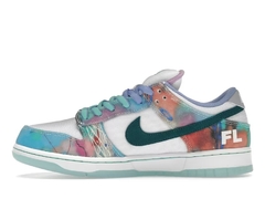 Futura Laboratories x Dunk Low SB 'Bleached Aqua' na internet