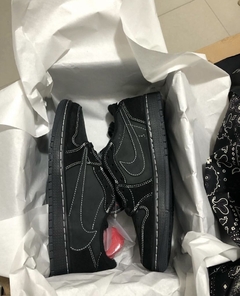 Travis Scott x Air Jordan 1 Low OG Black Phantom - loja online