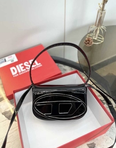 Diesel 1DR Shoulder Bag Nappa Leather Black