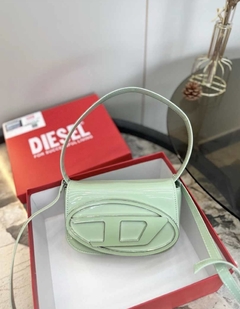 Diesel 1DR Shoulder Bag Nappa Leather Green