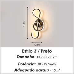 Luminária de Parede Minimalista | Alumínio | 16 WATT - loja online