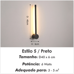 Luminária de Parede Minimalista | Alumínio | 16 WATT na internet