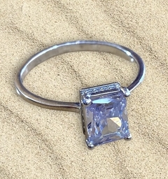 Anillo Plata Solitario