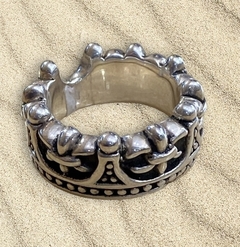 Anillo Plata Inflada Corona