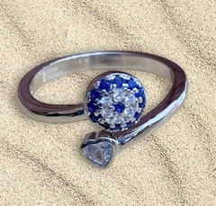 Anillo Plata Escarapela c/Micropave