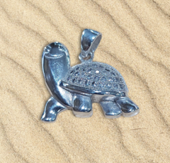 Dije Plata Tortuga