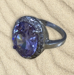 Anillo Plata c/Cubix Oval