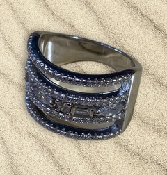 Anillo Plata Calado c/Micropave