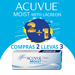 1-day ACUVUE MOIST WITH LACREON 2+1