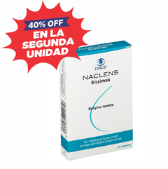 NACLENS - LIMPIEZA ENZIMÁTICA 10 COMPRIMIDOS - 2da UNIDAD 40% OFF