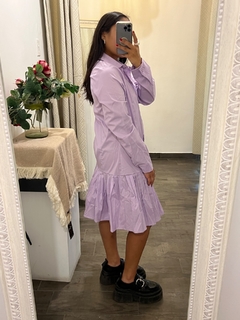 Shirt dress lila - comprar en línea