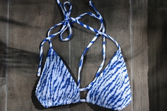 bikini blue zebra print - comprar en línea