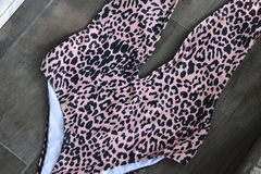 animal print one piece