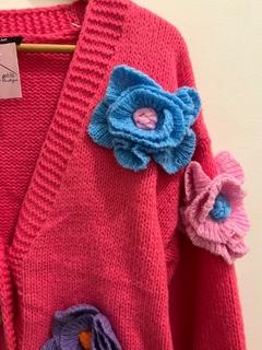 Flowerpower sweater rosa en internet