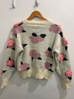 Rosas 3D sweater en internet