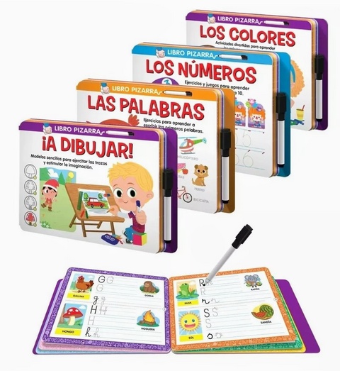 Libros pizarras