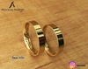 Par de Alianças em Ouro18k 4mm Retas