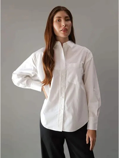 Camisa Clásica (cuello italiano) Lisa Unisex - FTL